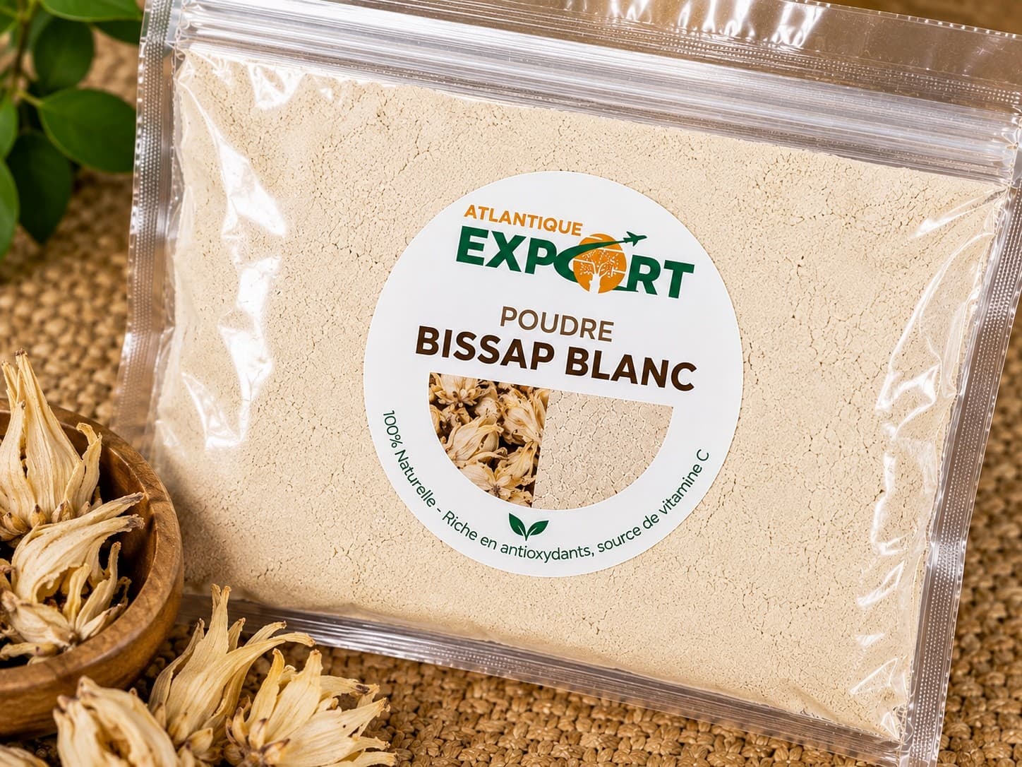 Poudre de bissap blanc